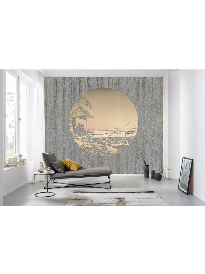Papier peint panoramique - land of gold - taille: 300 x 280 cm Multicolore - Kiabi