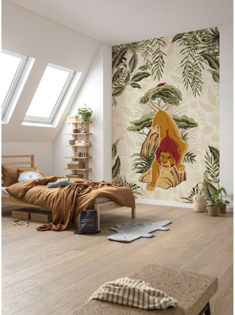 Papier peint panoramique - Le Roi Lion Long Live The King - Taille: 200 x 280 cm Multicolore - Kiabi