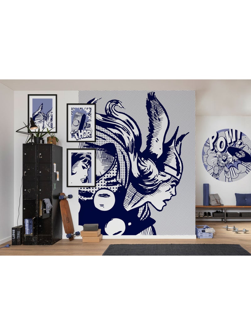 Papier peint panoramique - legend of thor - taille: 200 x 250 cm Multicolore - Kiabi