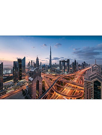 Papier peint panoramique - lights of dubai - taille: 450 x 280 cm