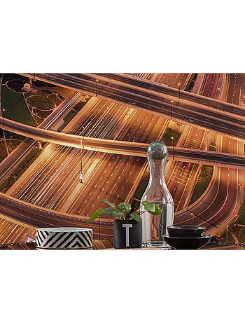 Papier peint panoramique - lights of dubai - taille: 450 x 280 cm