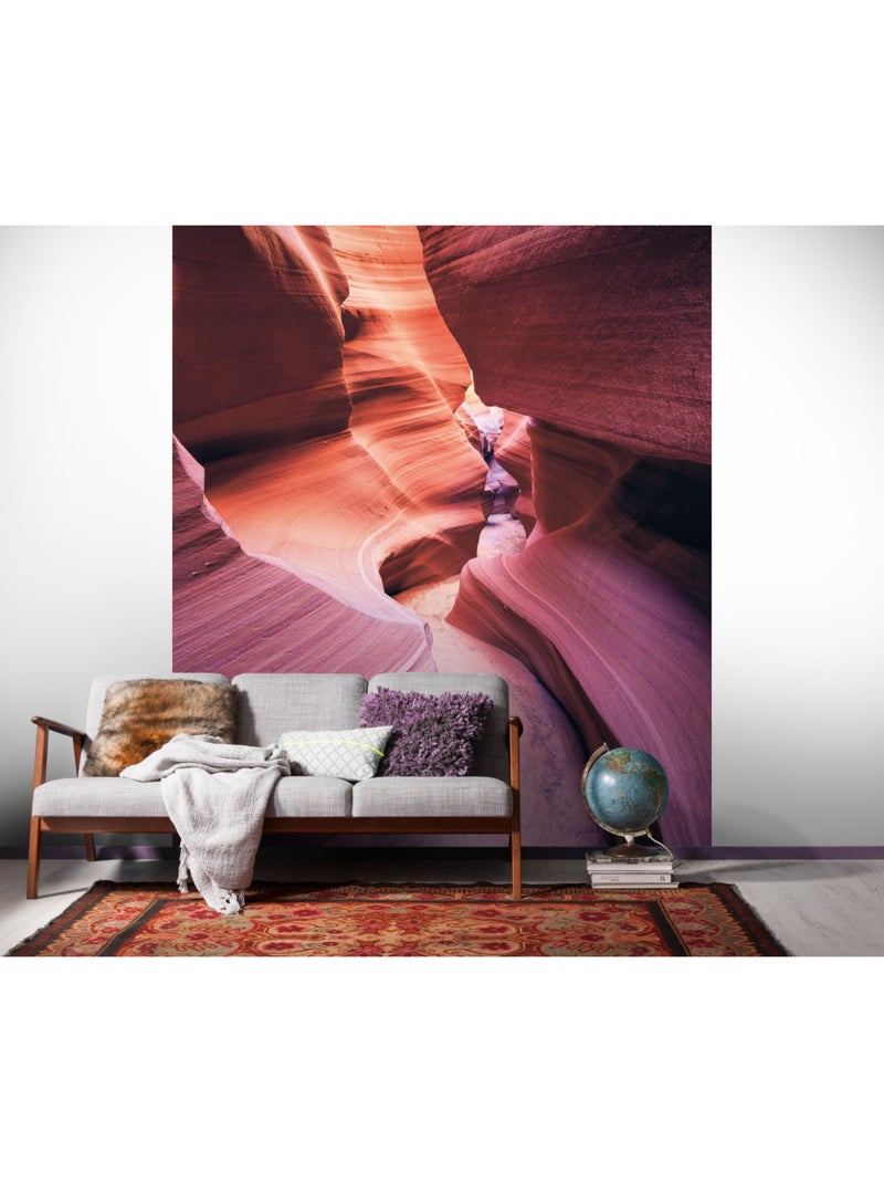 Papier peint panoramique - lost in color - taille: 200 x 250 cm Multicolore - Kiabi