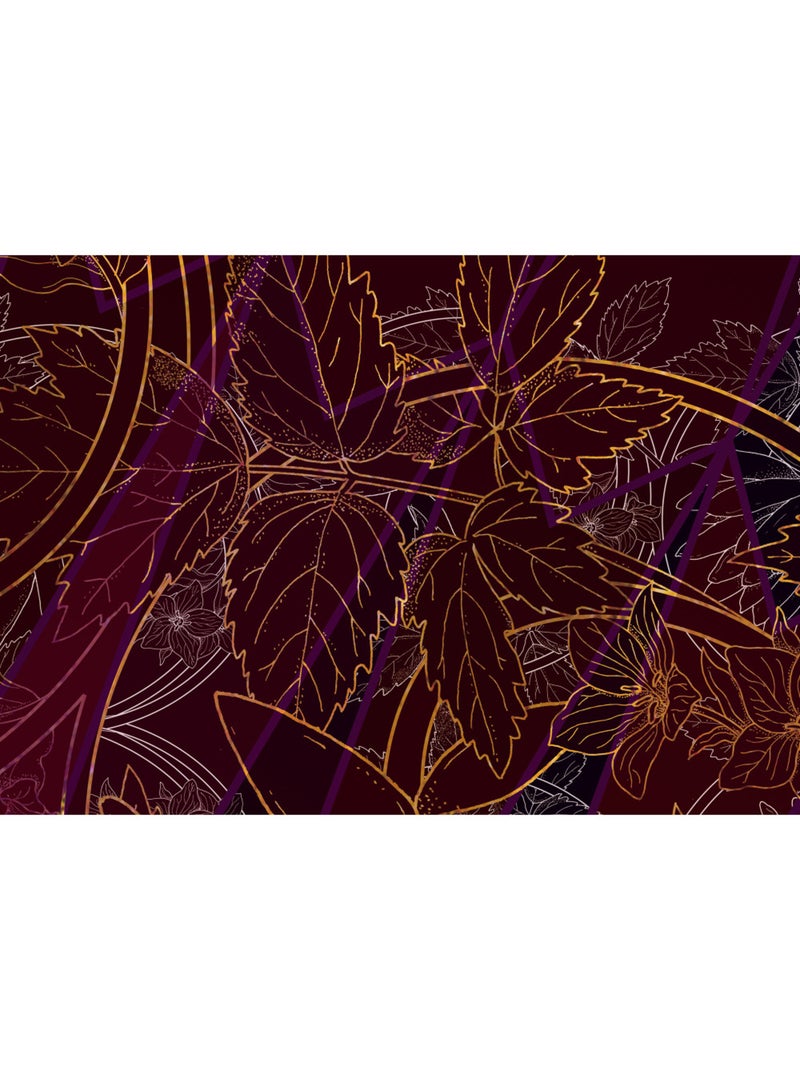 Papier peint panoramique - lotus - taille: 200 x 280 cm Multicolore - Kiabi