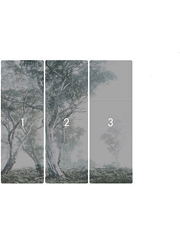 Papier peint panoramique - magic trees - taille: 300 x 280 cm