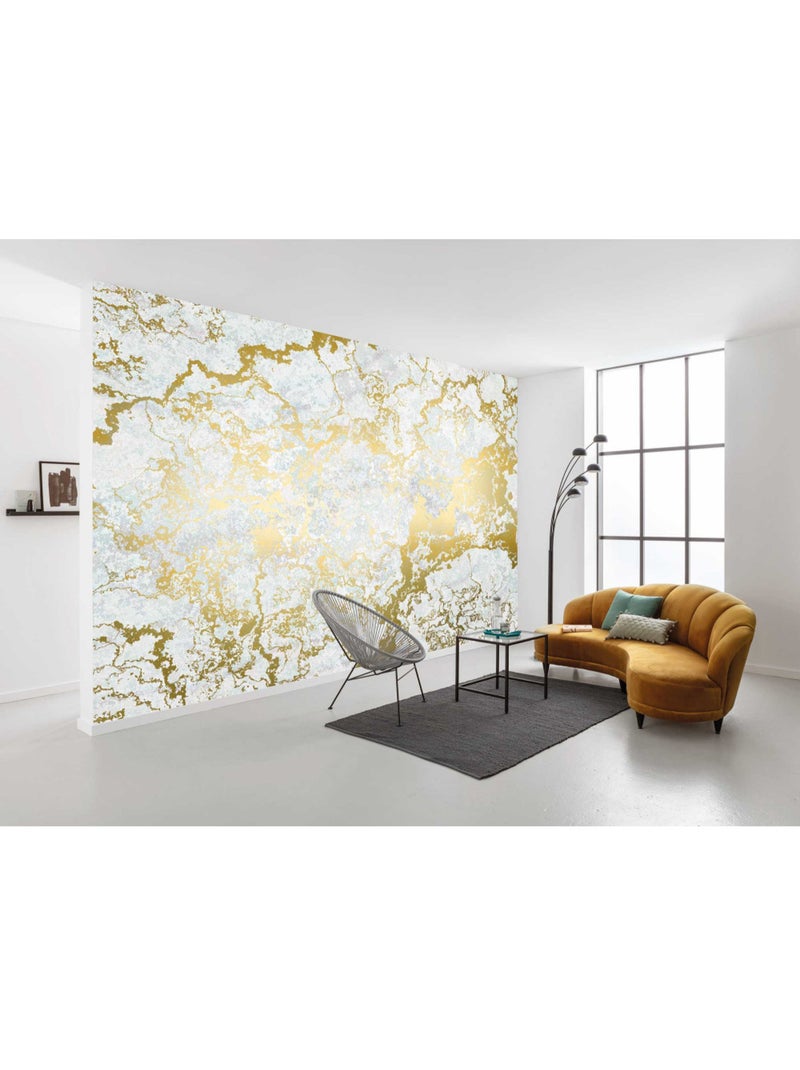 Papier peint panoramique - marbelous - taille: 400 x 280 cm Multicolore - Kiabi