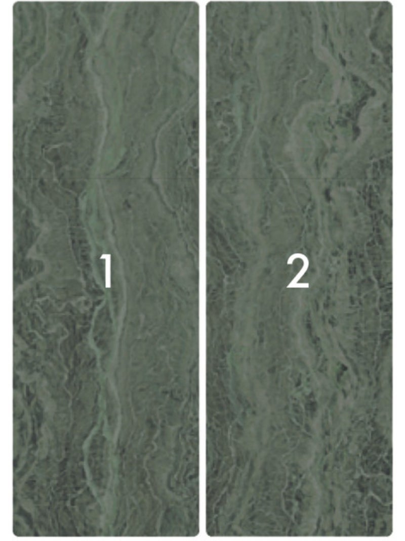 Papier peint panoramique - marble mint - taille: 200 x 280 cm Multicolore - Kiabi