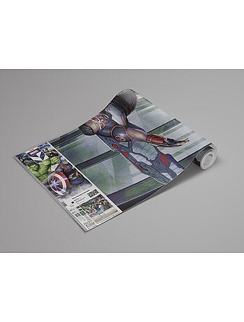 Papier peint panoramique - marvel avengers assemble - taille: 400 x 250 cm