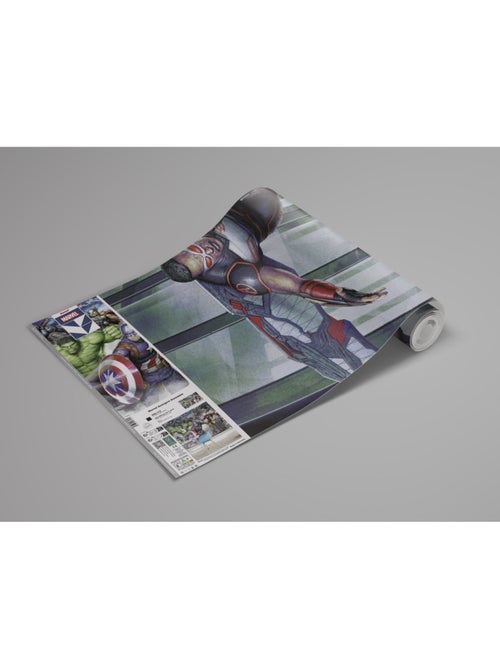 Papier peint panoramique - marvel avengers assemble - taille: 400 x 250 cm - Kiabi
