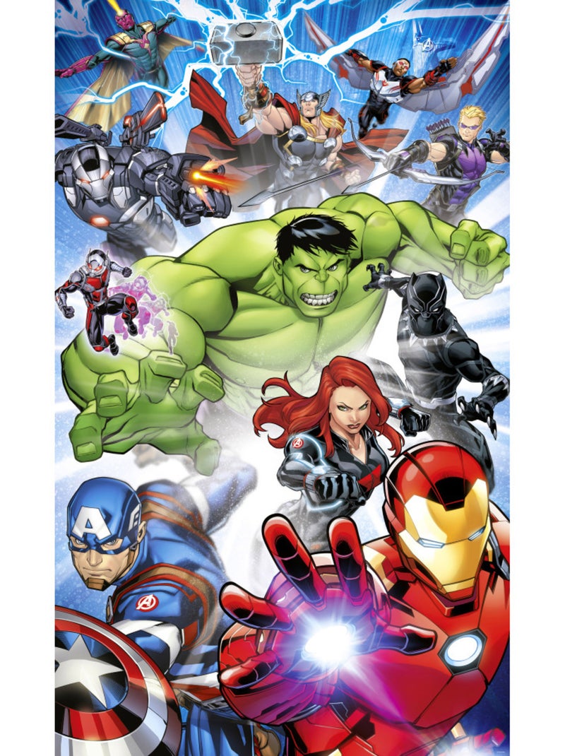 Papier peint panoramique - marvel avengers protect - taille: 150 x 250 cm Multicolore - Kiabi