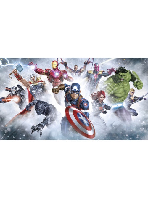 Papier peint panoramique - marvel avengers strike - taille: 450 x 250 cm - Kiabi Papier peint panoramique - marvel avengers strike - taille: 450 x 250 cm - Kiabi