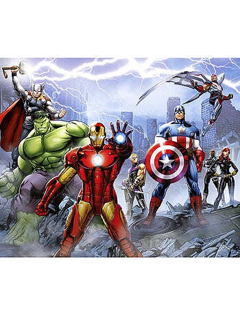 Papier peint panoramique - marvel avengers ultimate warriors - taille: 300 x 250 cm