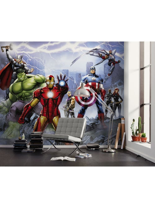 Papier peint panoramique - marvel avengers ultimate warriors - taille: 300 x 250 cm - Kiabi Papier peint panoramique - marvel avengers ultimate warriors - taille: 300 x 250 cm - Kiabi