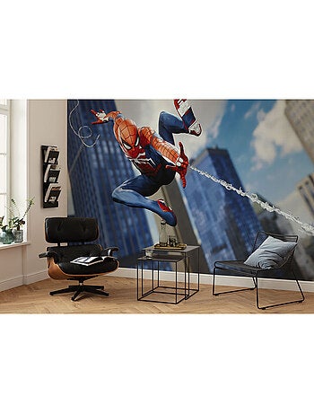 Papier peint panoramique - marvel spider-man attack! - taille: 400 x 250 cm