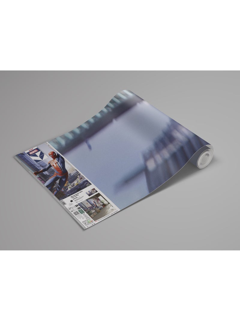 Papier peint panoramique - marvel spider-man city swing - taille: 400 x 250 cm Multicolore - Kiabi