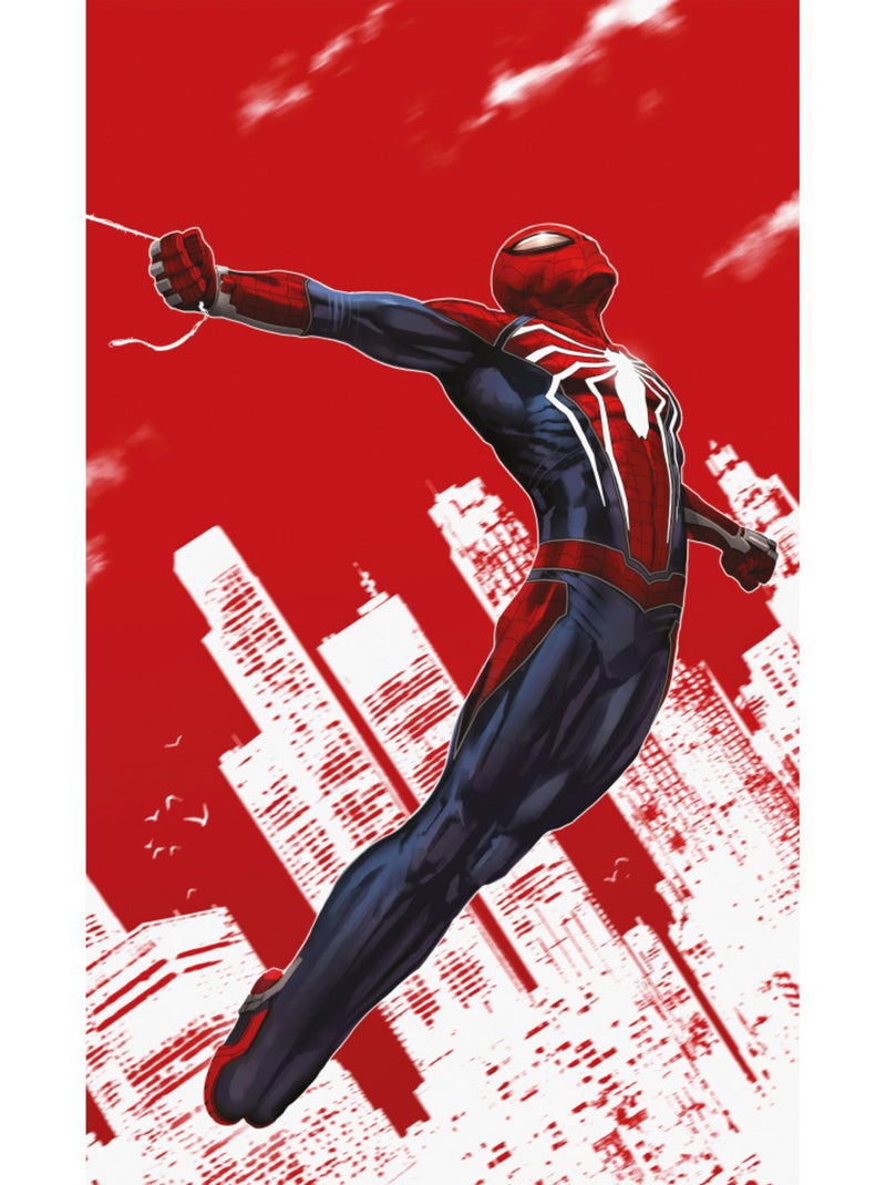 Papier peint panoramique - marvel spider-man red swing - taille: 150 x 250 cm Multicolore - Kiabi
