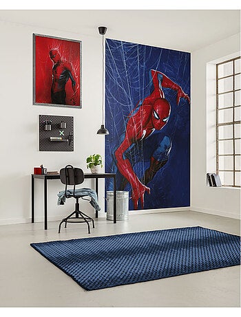 Papier peint panoramique - marvel spider-man spider web - taille: 150 x 250 cm