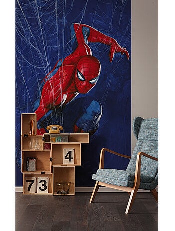 Papier peint panoramique - marvel spider-man spider web - taille: 150 x 250 cm