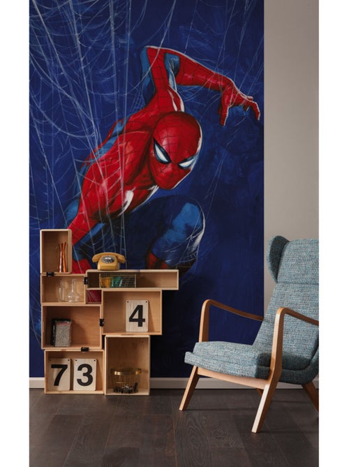 Papier peint panoramique - marvel spider-man spider web - taille: 150 x 250 cm - Kiabi Papier peint panoramique - marvel spider-man spider web - taille: 150 x 250 cm - Kiabi