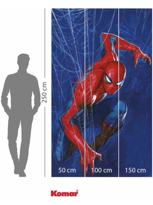 Papier peint panoramique - marvel spider-man spider web - taille: 150 x 250 cm - Kiabi Papier peint panoramique - marvel spider-man spider web - taille: 150 x 250 cm - Kiabi