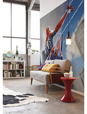 Papier peint panoramique - marvel spider-man spider web shooting - taille: 400 x 250 cm