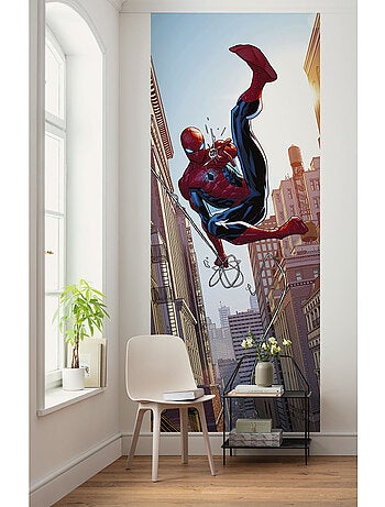 Papier peint panoramique - marvel spider-man swinging - taille: 100 x 250 cm