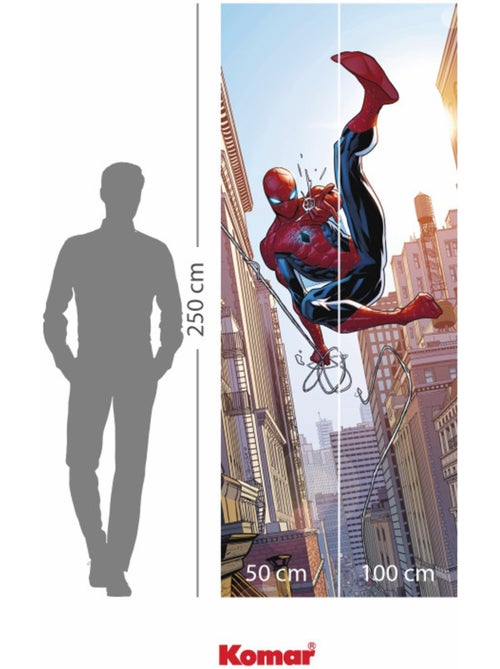 Papier peint panoramique - marvel spider-man swinging - taille: 100 x 250 cm - Kiabi Papier peint panoramique - marvel spider-man swinging - taille: 100 x 250 cm - Kiabi