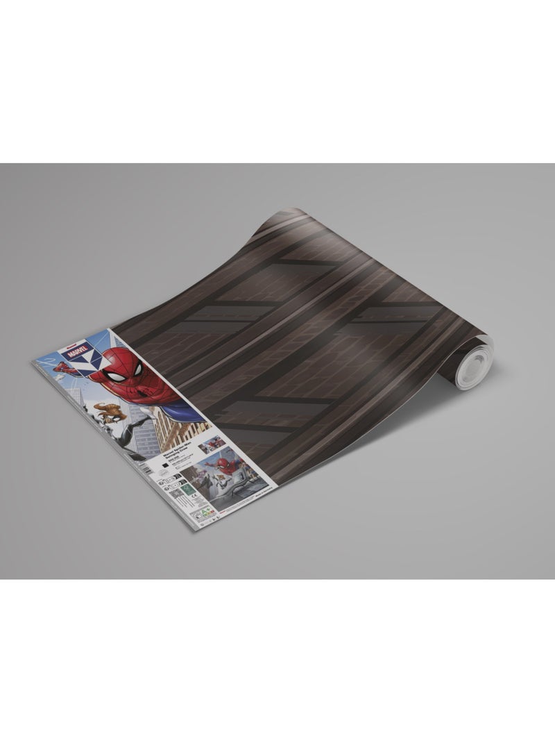 Papier peint panoramique - marvel spider-man swinging crew - taille: 400 x 250 cm Multicolore - Kiabi