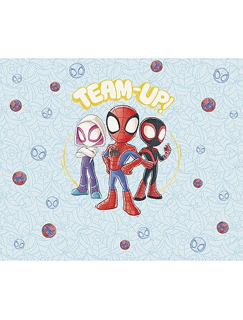 Papier peint panoramique - marvel spidey et ses amis extraordinaires team up - taille: 300 x 250 cm