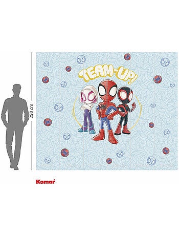 Papier peint panoramique - marvel spidey et ses amis extraordinaires team up - taille: 300 x 250 cm