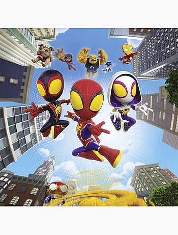 Papier peint panoramique - Marvel Spidey et ses amis extraordinaires Web Spinners - Taille: 250 x 25