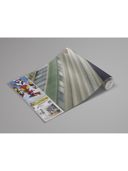 Papier peint panoramique - Marvel Spidey et ses amis extraordinaires Web Spinners - Taille: 250 x 25 - Kiabi