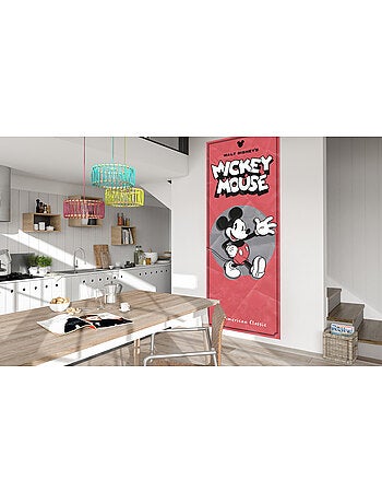 Papier peint panoramique - mickey - american classic - taille: 100 x 250 cm
