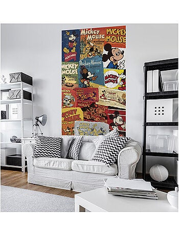 Papier peint panoramique - mickey - billboard - taille: 120 x 200 cm