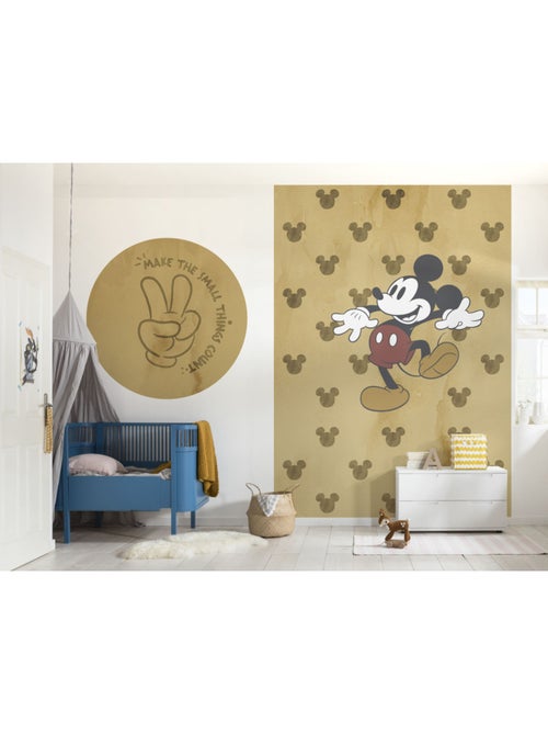 Papier peint panoramique - mickey tap dance - taille: 200 x 250 cm - Kiabi