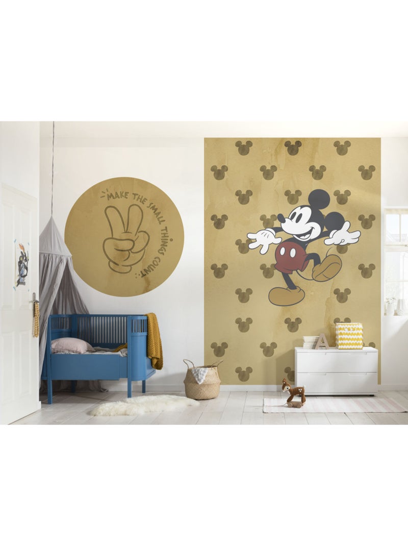 Papier peint panoramique - mickey tap dance - taille: 200 x 250 cm Multicolore - Kiabi