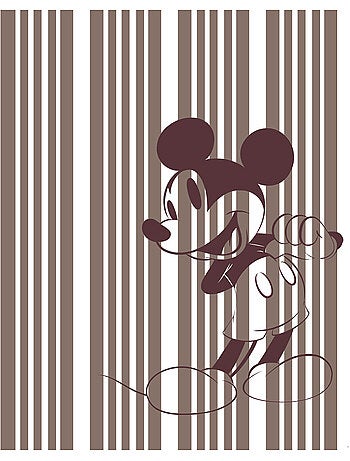 Papier peint panoramique - mickey tone-on-tone - taille: 200 x 250 cm