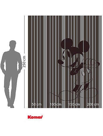 Papier peint panoramique - mickey tone-on-tone - taille: 200 x 250 cm