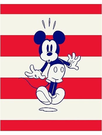 Papier peint panoramique - mickey vibrant - taille: 200 x 250 cm