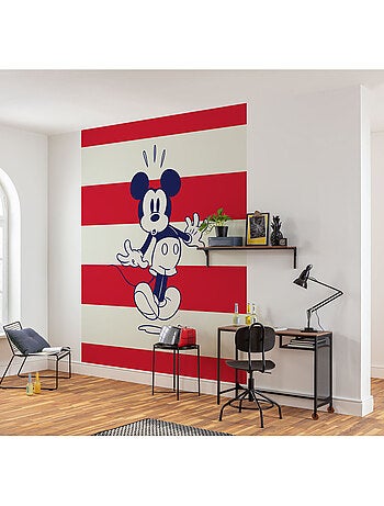 Papier peint panoramique - mickey vibrant - taille: 200 x 250 cm