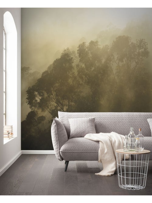 Papier peint panoramique - misty mountain - taille: 400 x 250 cm - Kiabi