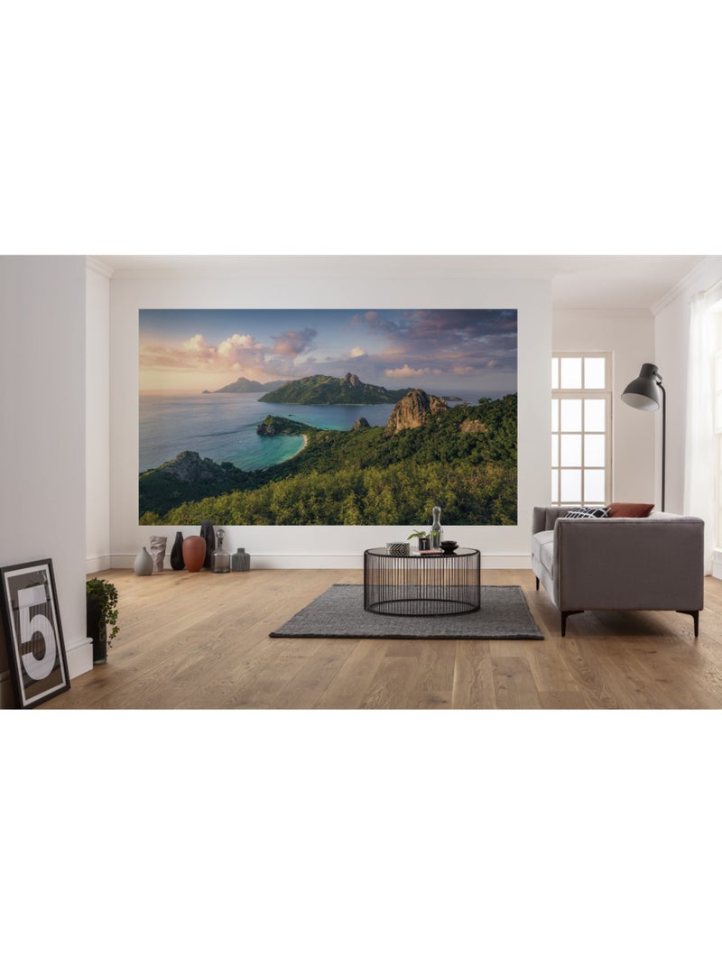 Papier peint panoramique - monkey island - taille: 350 x 200 cm Multicolore - Kiabi