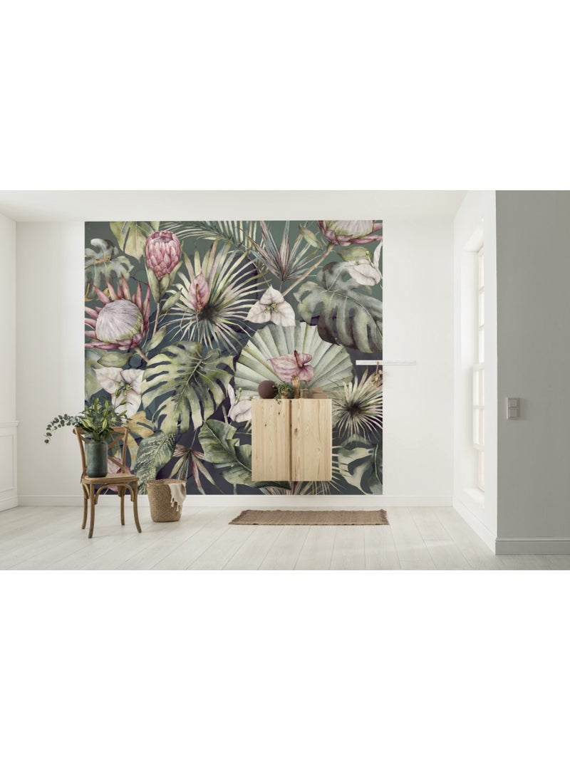 Papier peint panoramique - monsterawelt - taille: 300 x 280 cm Multicolore - Kiabi