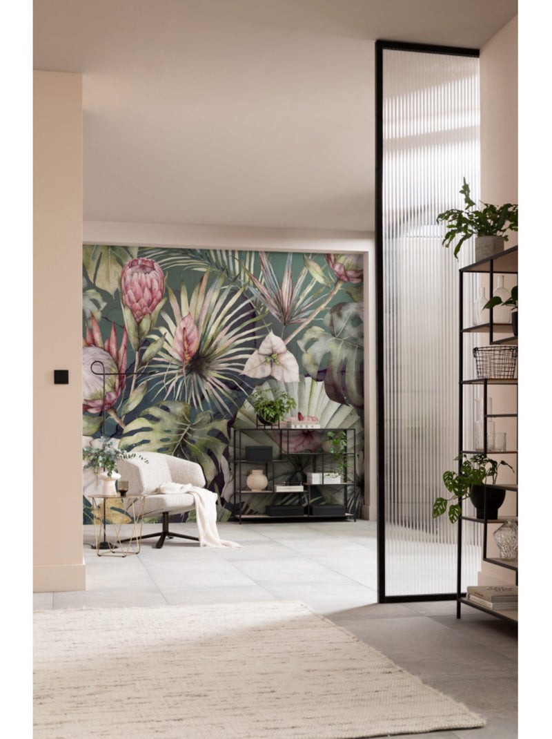 Papier peint panoramique - monsterawelt - taille: 300 x 280 cm Multicolore - Kiabi