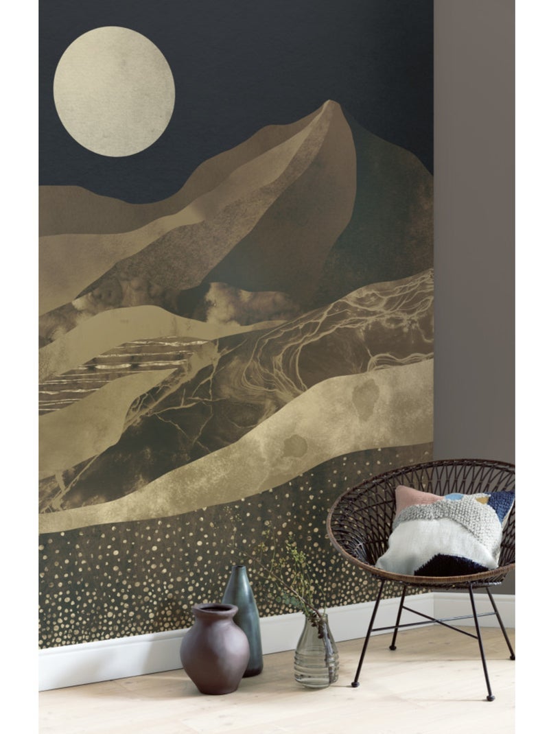 Papier peint panoramique - mountain spike - taille: 200 x 280 cm Multicolore - Kiabi