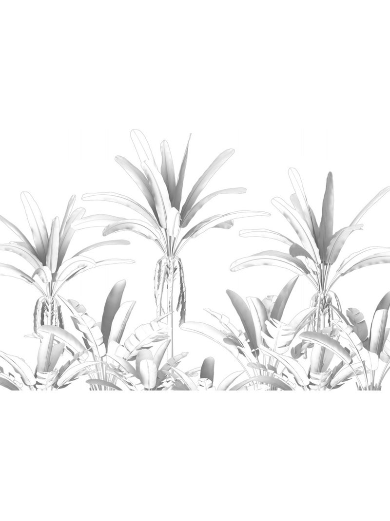 Papier peint panoramique - musa - taille: 400 x 280 cm Multicolore - Kiabi