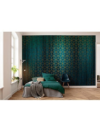Papier peint panoramique - mystique vert - taille: 400 x 280 cm