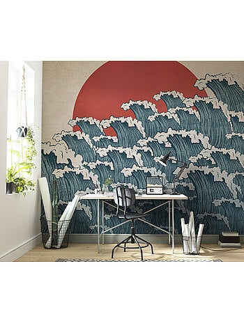 Papier peint panoramique - nami - taille: 300 x 280 cm