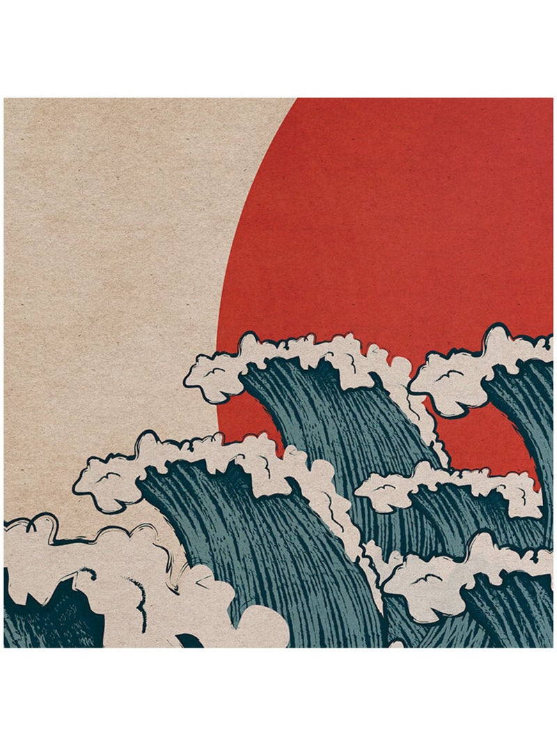 Papier peint panoramique - nami - taille: 300 x 280 cm Multicolore - Kiabi
