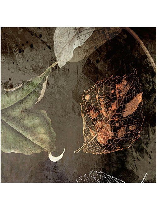Papier peint panoramique - night flowers - taille: 200 x 280 cm - Kiabi
