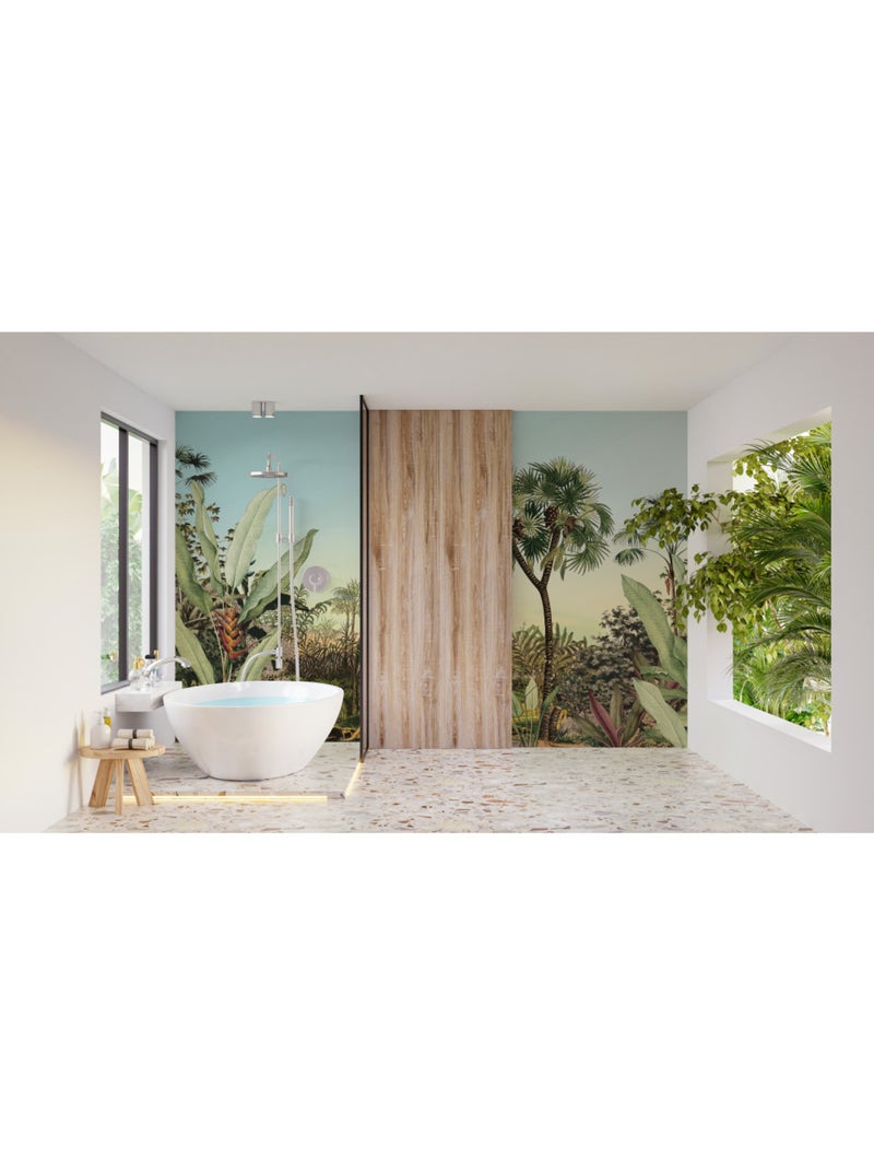 Papier peint panoramique - oasis - taille: 350 x 250 cm Multicolore - Kiabi